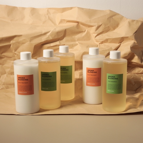 소소코 아로마 부드러운 모발 두피 저자극 HGE 순한 샴푸 그린허브 350ml