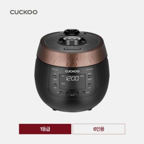 쿠쿠 전기압력밥솥 (6인용)/블랙&브라운 CRP-R0625FBB